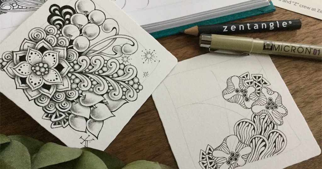ゼンタングル 初心者の方におすすめ 花や植物みたいなかわいい公式パターン7種類 芳野かえ 東京 ゼンタングル 教室